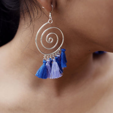 Beach Vibe Spiral Earrings